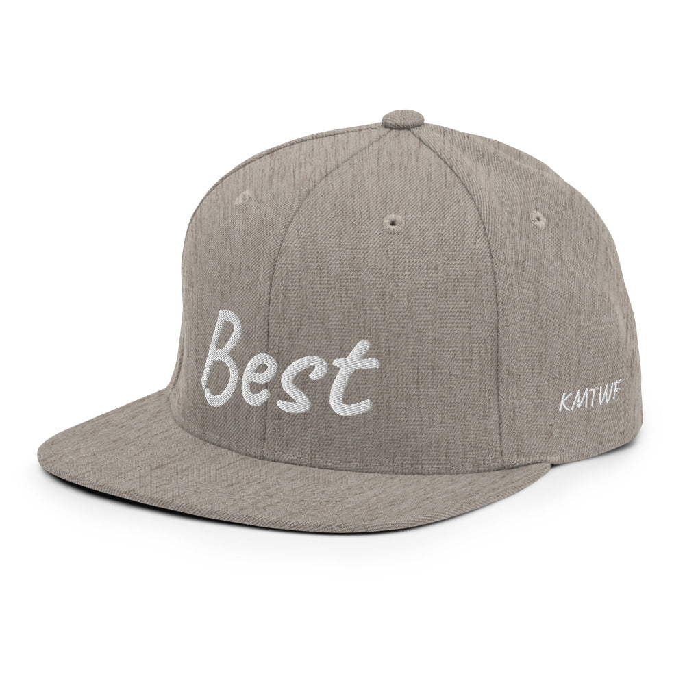 Best In Diamond Embroidery on Classic Snapback Hat