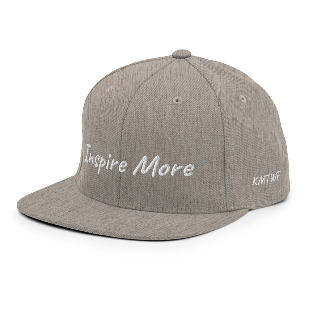 Inspire More In Diamond Embroidery on Classic Snapback Hat