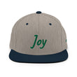 Joy In Emerald Embroidery on Classic Snapback Hat