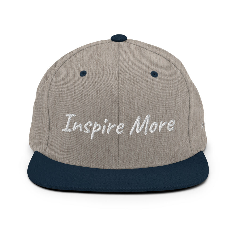 Inspire More In Diamond Embroidery on Classic Snapback Hat