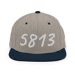 5813 In Pearl Embroidery on Classic Snapback Hat