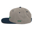 Now In Emerald Embroidery on Classic Snapback Hat