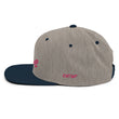 Love In Star Rose Quartz Embroidery on Classic Snapback Hat