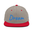 Dream In Sapphire Embroidery on Classic Snapback Hat