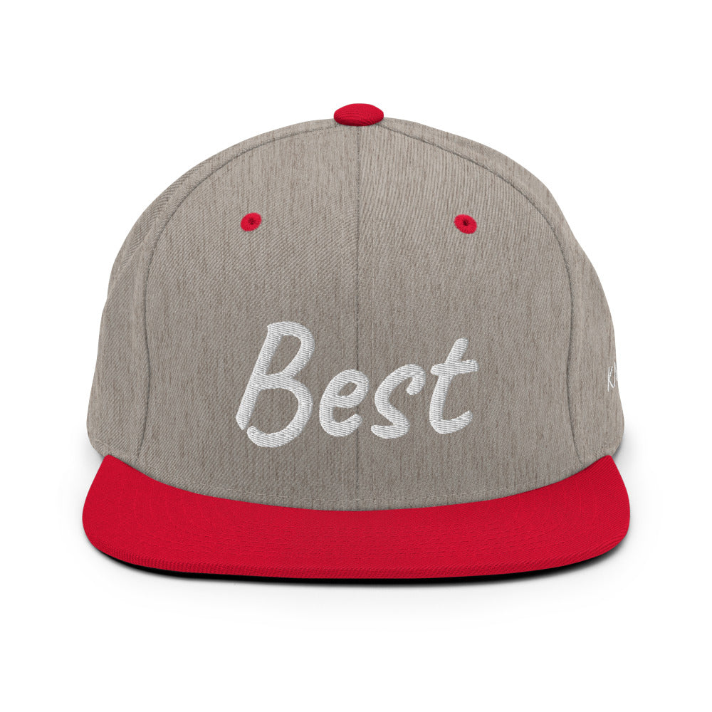 Best In Diamond Embroidery on Classic Snapback Hat