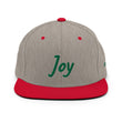 Joy In Emerald Embroidery on Classic Snapback Hat