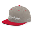 Wisdom In Marble Embroidery on Classic Snapback Hat