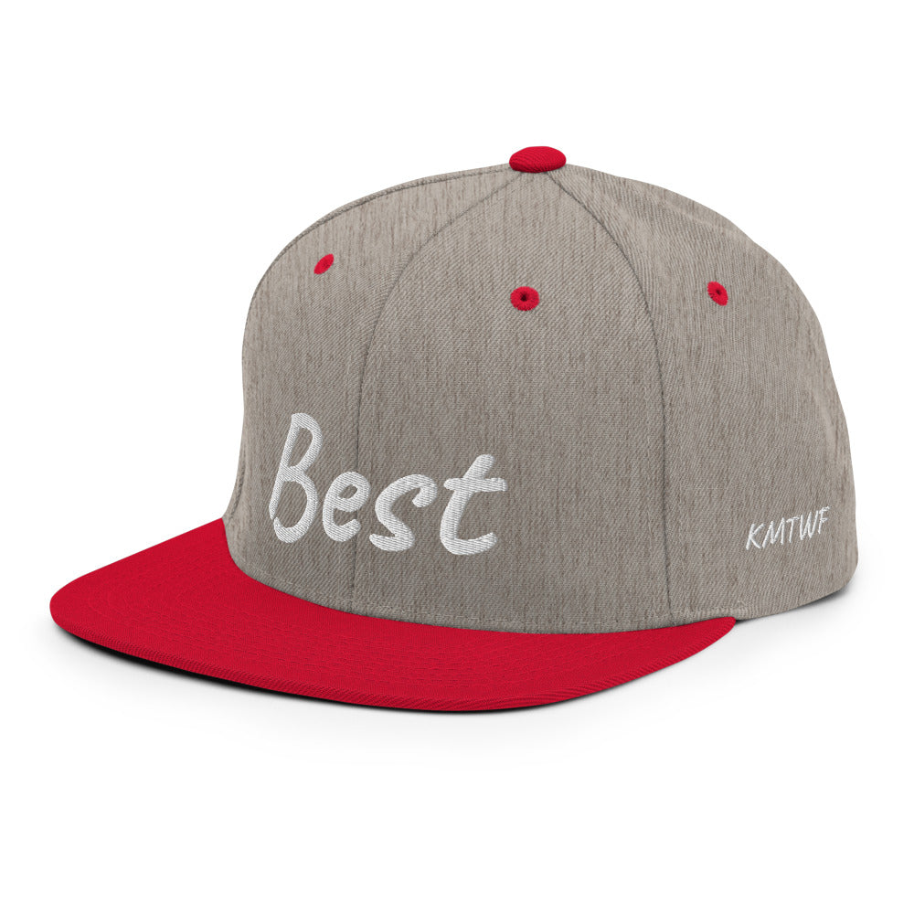 Best In Diamond Embroidery on Classic Snapback Hat