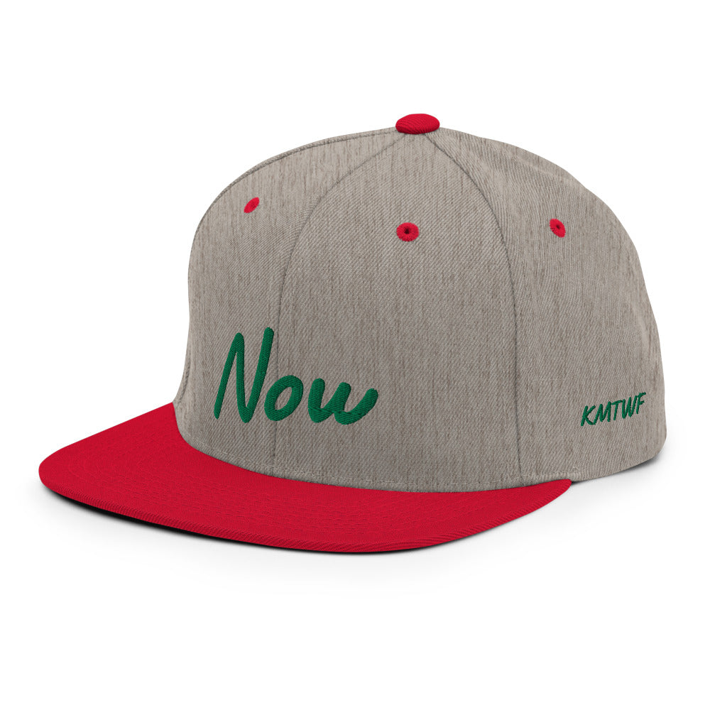 Now In Emerald Embroidery on Classic Snapback Hat