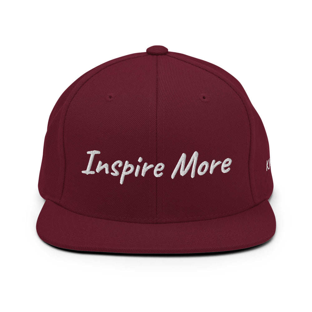 Inspire More In Diamond Embroidery on Classic Snapback Hat