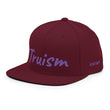 Truism In Amethyst Embroidery on Classic Snapback Hat