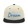 Dream In Sapphire Embroidery on Classic Snapback Hat