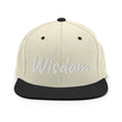 Wisdom In Marble Embroidery on Classic Snapback Hat