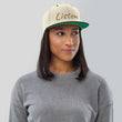 Listen In Copper Embroidery on Classic Snapback Hat