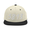 5813 In Pearl Embroidery on Classic Snapback Hat