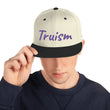 Truism In Amethyst Embroidery on Classic Snapback Hat