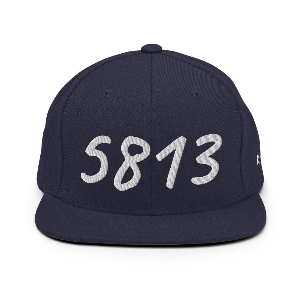 5813 In Pearl Embroidery on Classic Snapback Hat