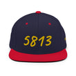 5813 In Gold Embroidery on Classic Snapback Hat