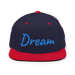 Dream In Sapphire Embroidery on Classic Snapback Hat