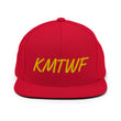 KMTWF In Gold Embroidery on Classic Snapback Hat