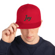 Joy In Emerald Embroidery on Classic Snapback Hat