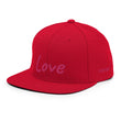 Love In Star Rose Quartz Embroidery on Classic Snapback Hat