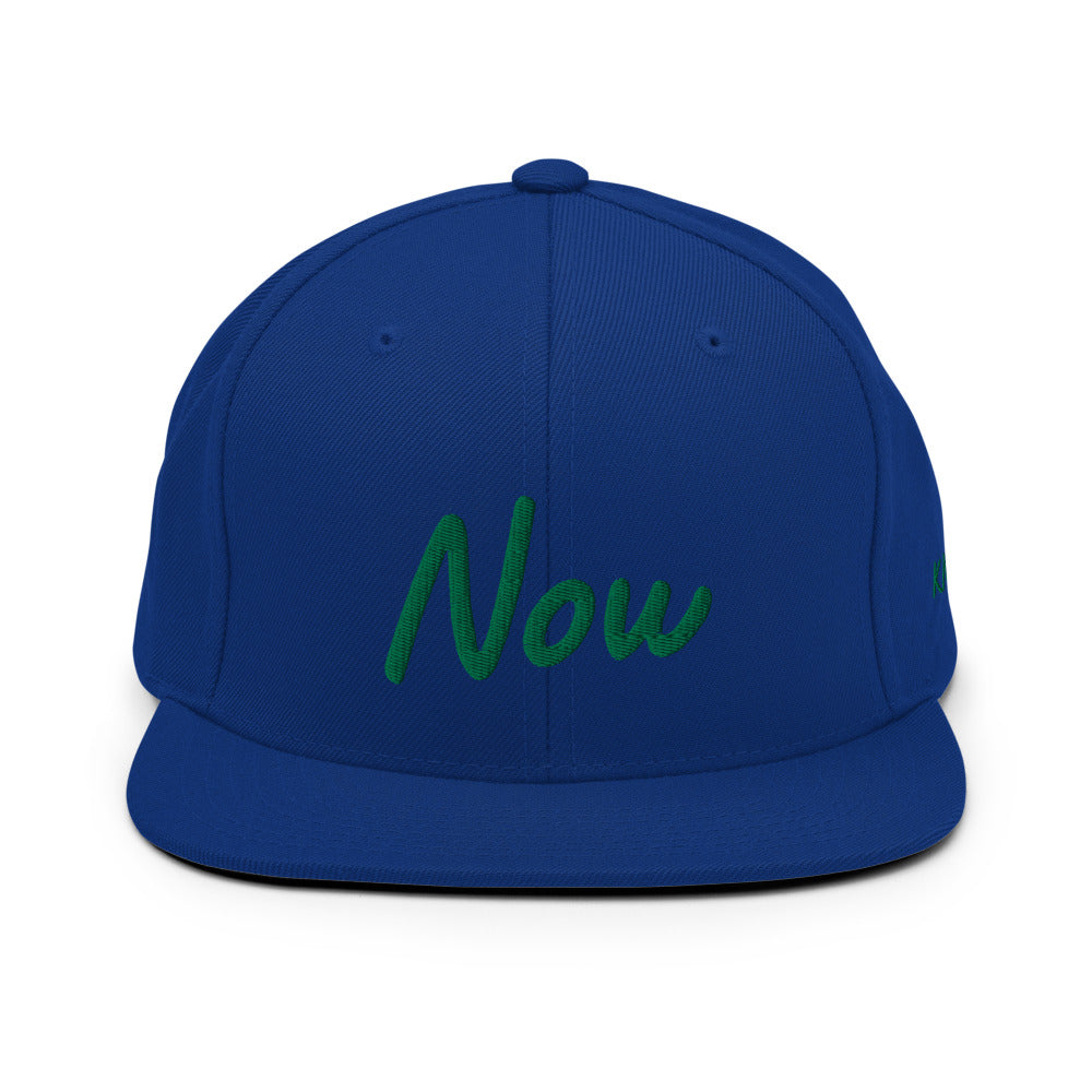 Now In Emerald Embroidery on Classic Snapback Hat