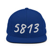 5813 In Pearl Embroidery on Classic Snapback Hat