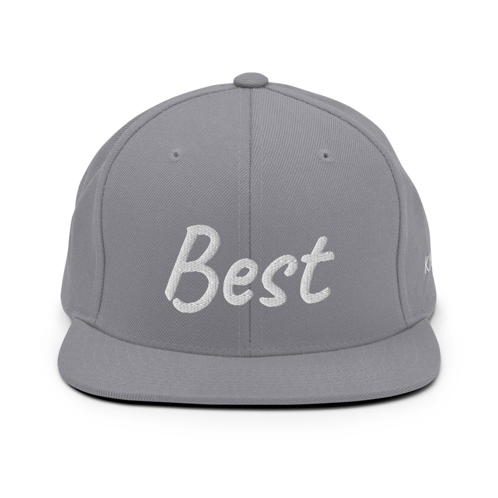 Best In Diamond Embroidery on Classic Snapback Hat