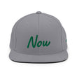 Now In Emerald Embroidery on Classic Snapback Hat