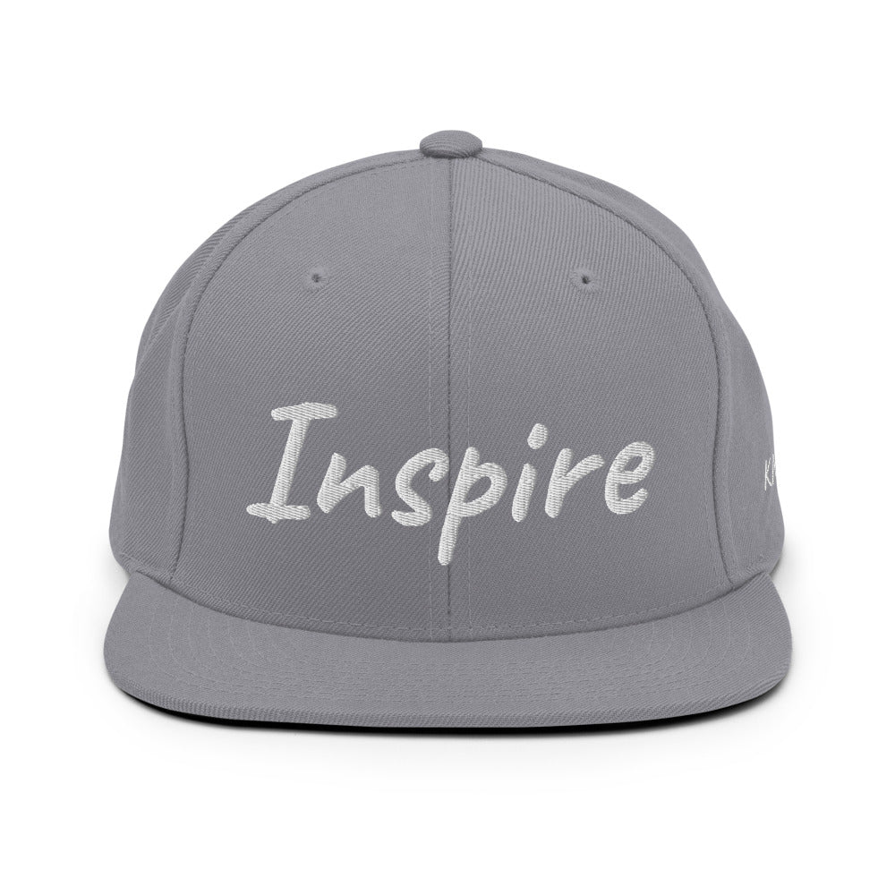 Inspire In Diamond Embroidery on Classic Snapback Hat