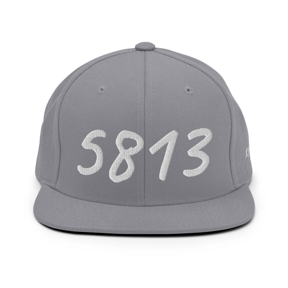 5813 In Pearl Embroidery on Classic Snapback Hat