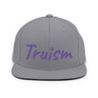 Truism In Amethyst Embroidery on Classic Snapback Hat