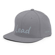 Lead In Silver Embroidery on Classic Snapback Hat