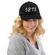 5813 In Pearl Embroidery on Corduroy Hat