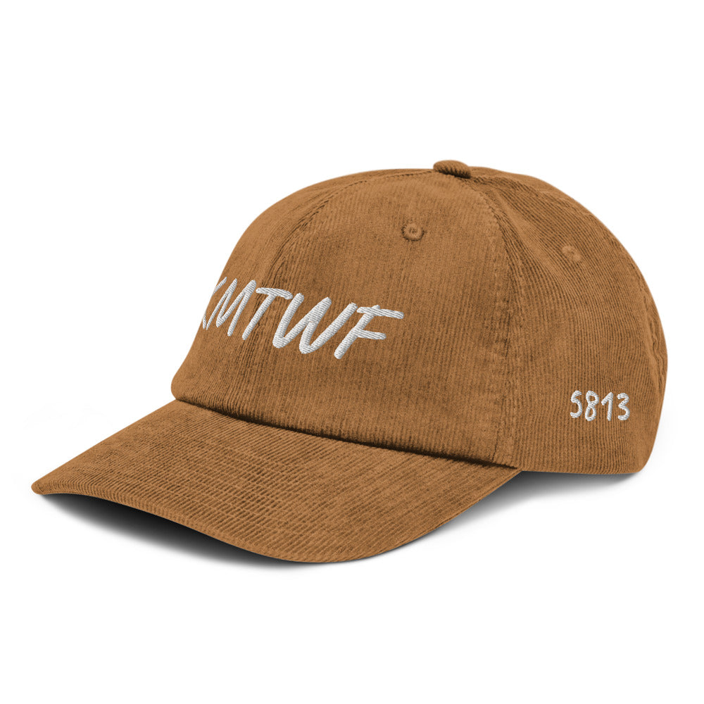 KMTWF In Pearl Embroidery on Corduroy Hat