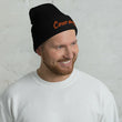 Courage In Amber Embroidery on Cuffed Beanie