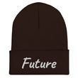 Future In Pearl Embroidery on Cuffed Beanie