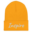 Inspire In Diamond Embroidery on Cuffed Beanie