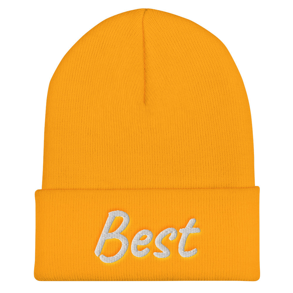 Best In Diamond Embroidery on Cuffed Beanie