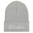 Wisdom In Marble Embroidery on Cuffed Beanie