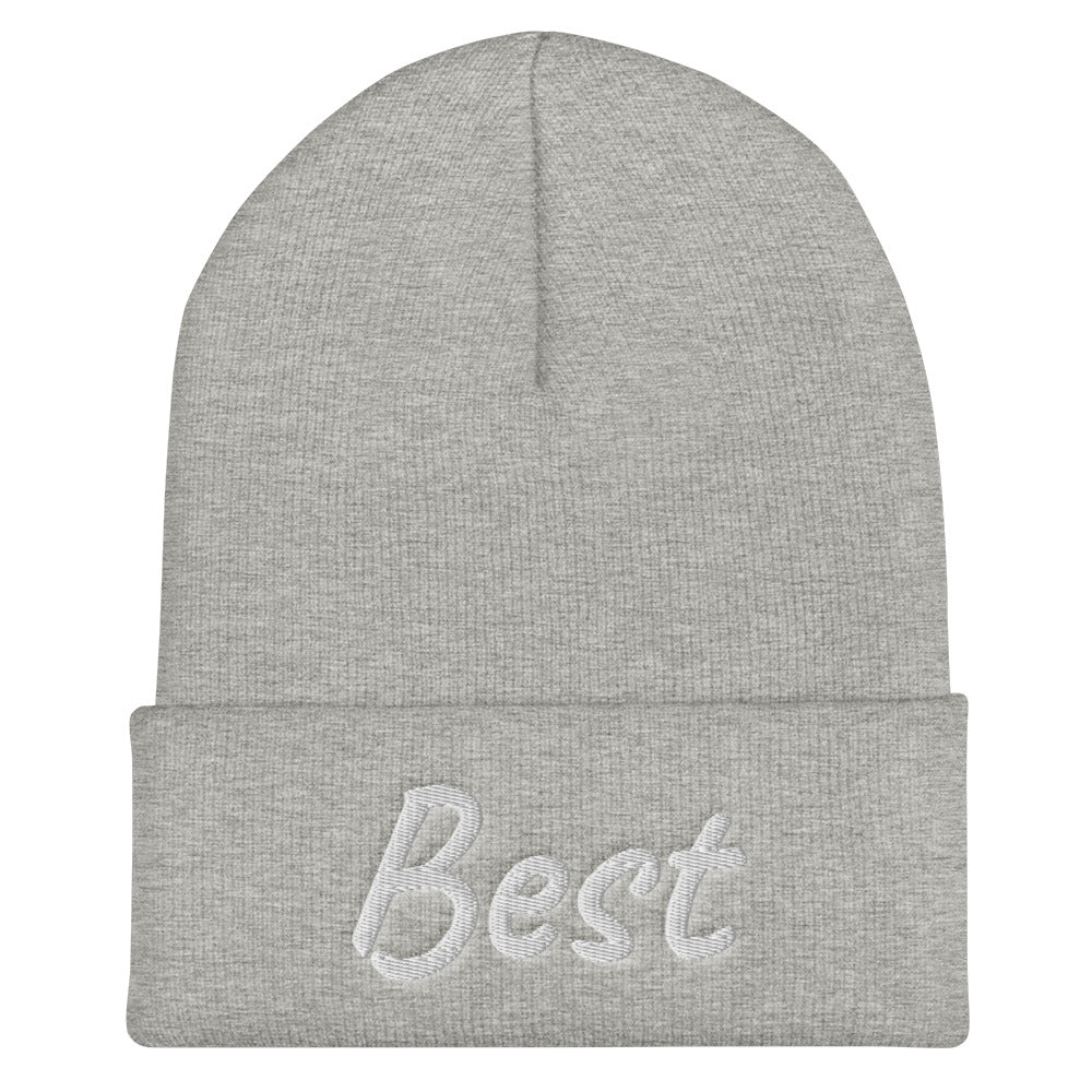 Best In Diamond Embroidery on Cuffed Beanie