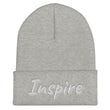 Inspire In Diamond Embroidery on Cuffed Beanie