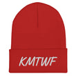 KMTWF In Pearl Embroidery on Cuffed Beanie