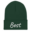 Best In Diamond Embroidery on Cuffed Beanie