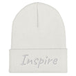 Inspire In Diamond Embroidery on Cuffed Beanie