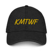 KMTWF In Gold Embroidery on Denim Hat