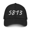 5813 In Pearl Embroidery on Denim Hat