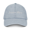 Inspire More In Diamond Embroidery on Denim Hat