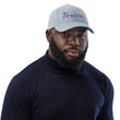 Truism In Amethyst Embroidery on Denim Hat